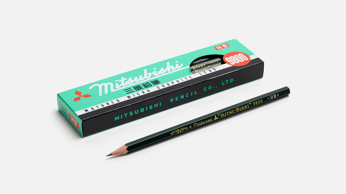 Crayon Mitsubishi 9800, HB, paquet de 12
