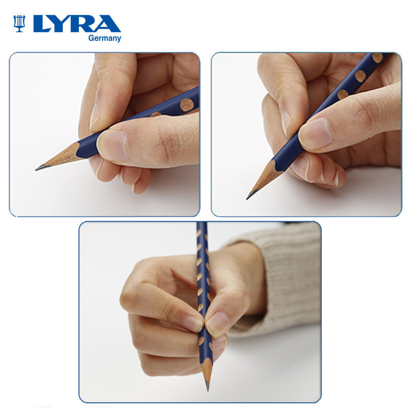 LYRA Groove Slim trä HB/2B/2H grafitpennor, 12 st