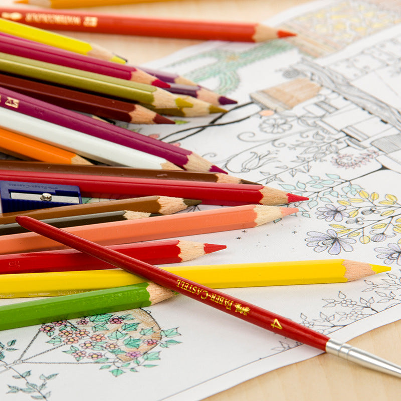 Faber-Castell 36 akvarellblyanter med børsteboks