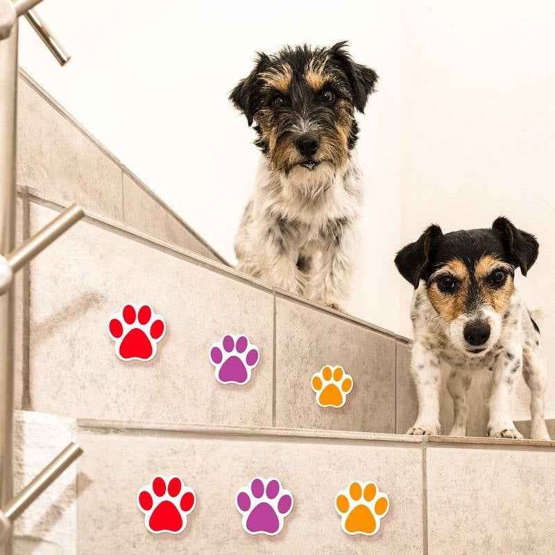 1000 autocollants empreintes de pattes de chien, 1 pouce