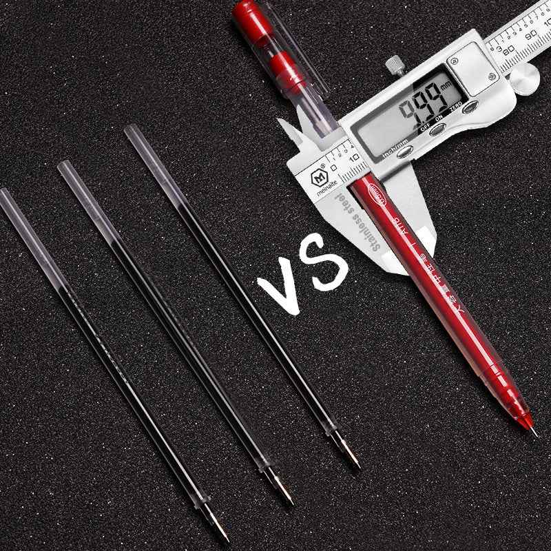 DELI A116 Końcówka igłowa do długopisu żelowego o dużej pojemności, 0,5 mm, 12 szt