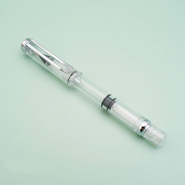BANMI Calligraphy Soft Brush Pen Transparent Barrel Wolf Hair Tip 2 Pack