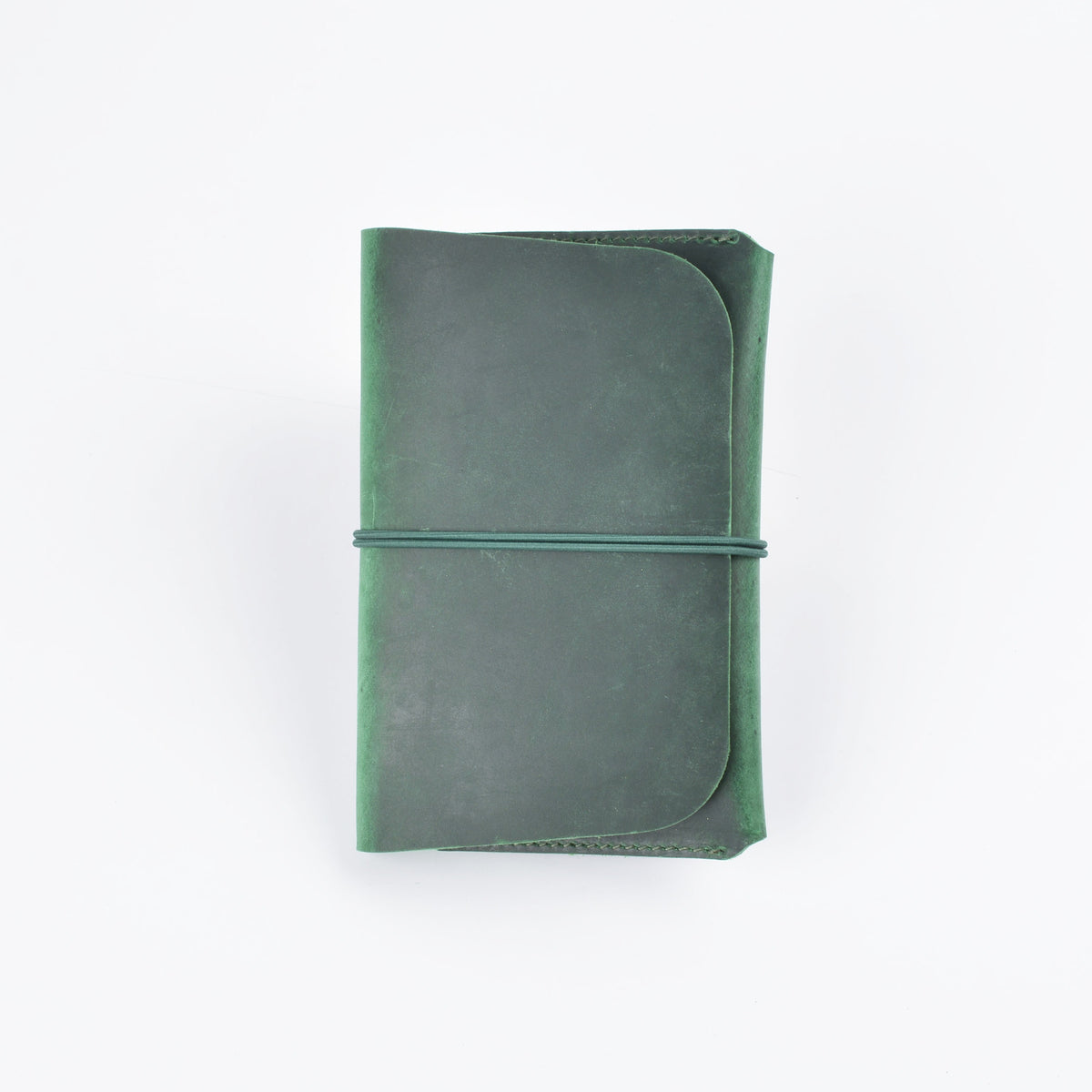 Genuine Leather Passport Card Holder Travel Wallet Green