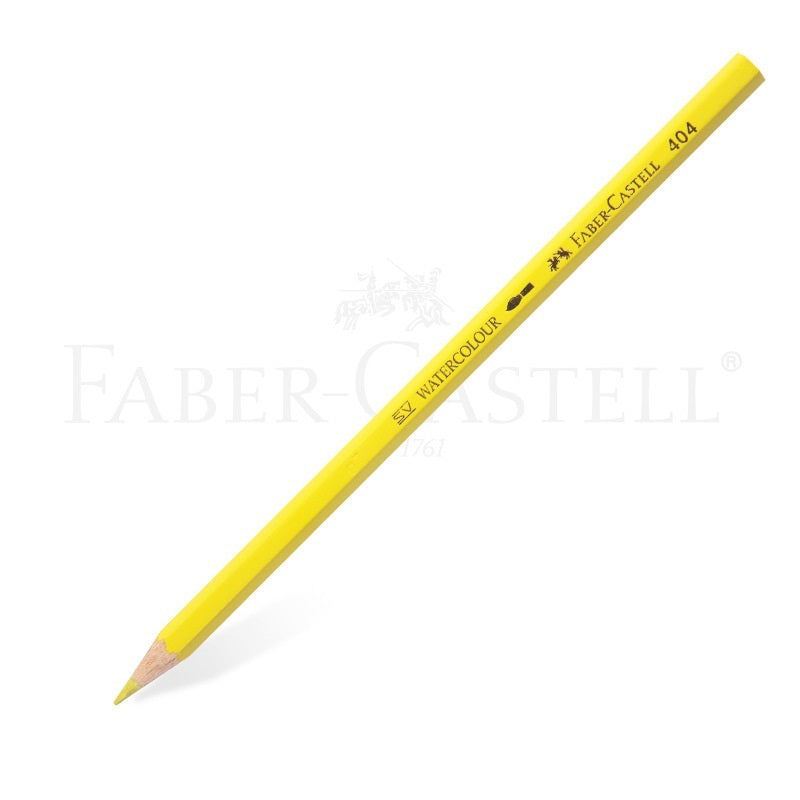 Faber-Castell Watercolor Pencil Single Colour - 12 Pack 404 Yellow