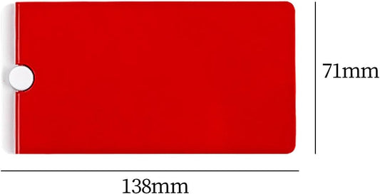 Watercolor Palette Gouache Mixing Tray Leakproof Red