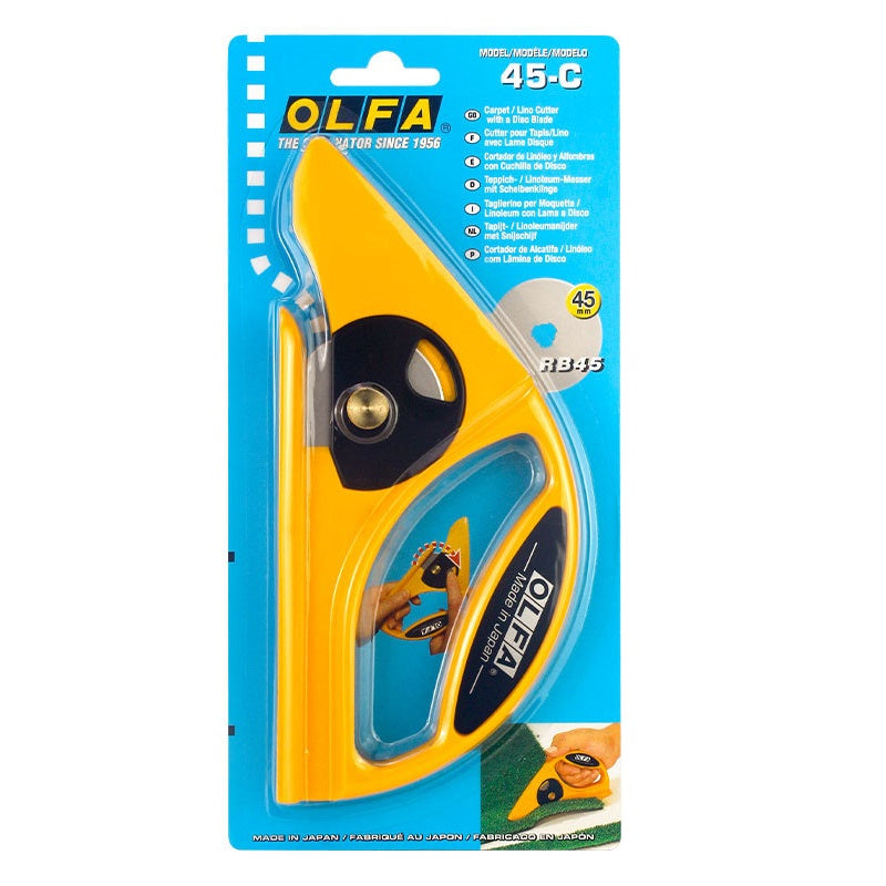 OLFA 45mm Quilting Carpet Rotary Cutter (45-C)