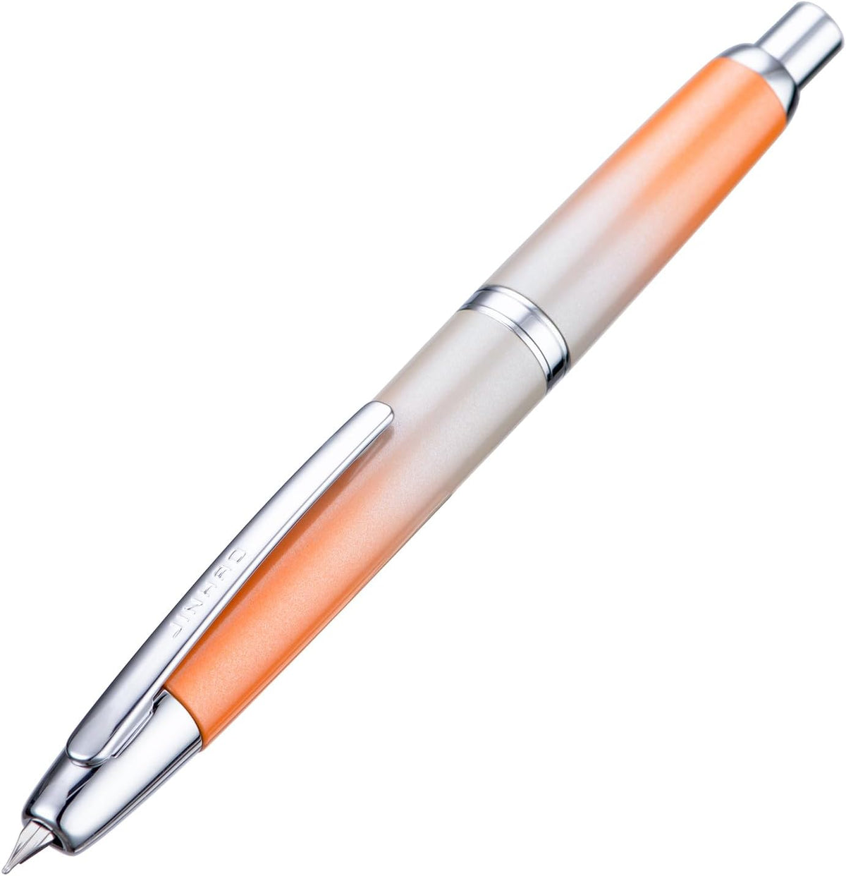 Jinhao 10 Capless Fountain Pen Retractable Fine Nib with Converter Set Gradient Orange