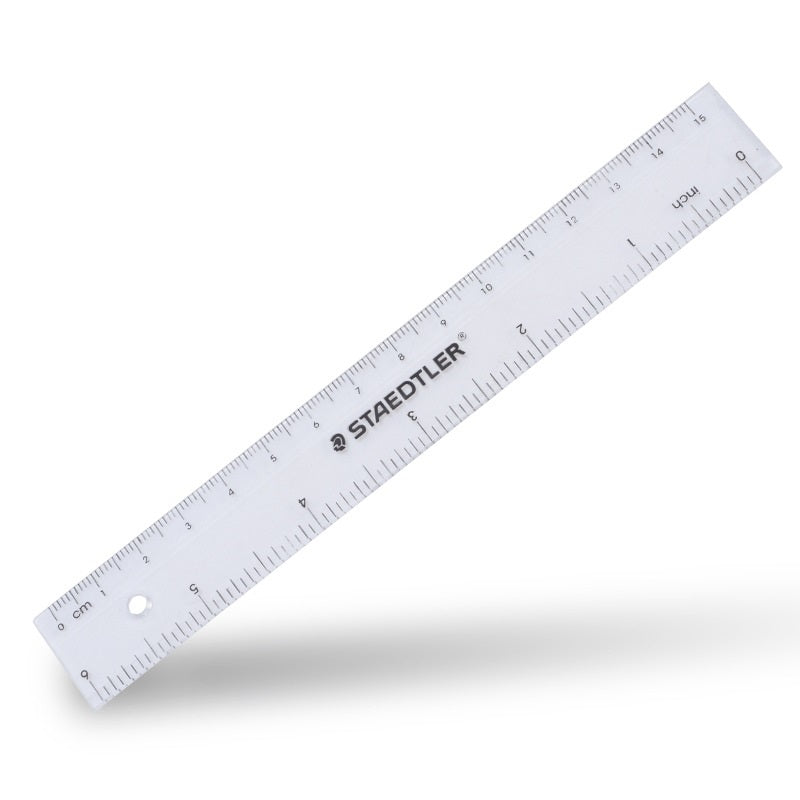 STAEDTLER 562 Règles colorées transparentes, 6 pouces, paquet de 5