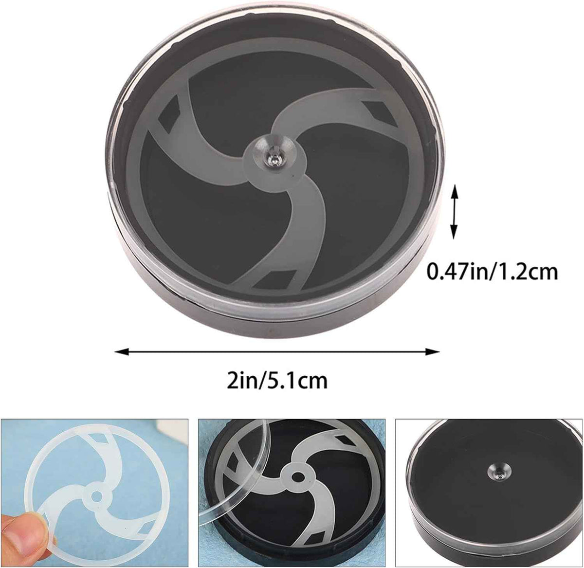 2PCS Portable Watch Storage Box for Watch Dials 2 INCH