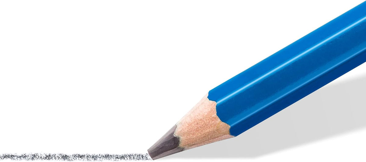 Staedtler 100 Mars Lumograph 9B Grafiet Art-tekenpotlood, 12 stuks