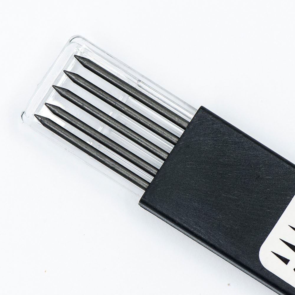 Porte-mines BAILE 2 mm avec recharge de mine noire, paquet de 10