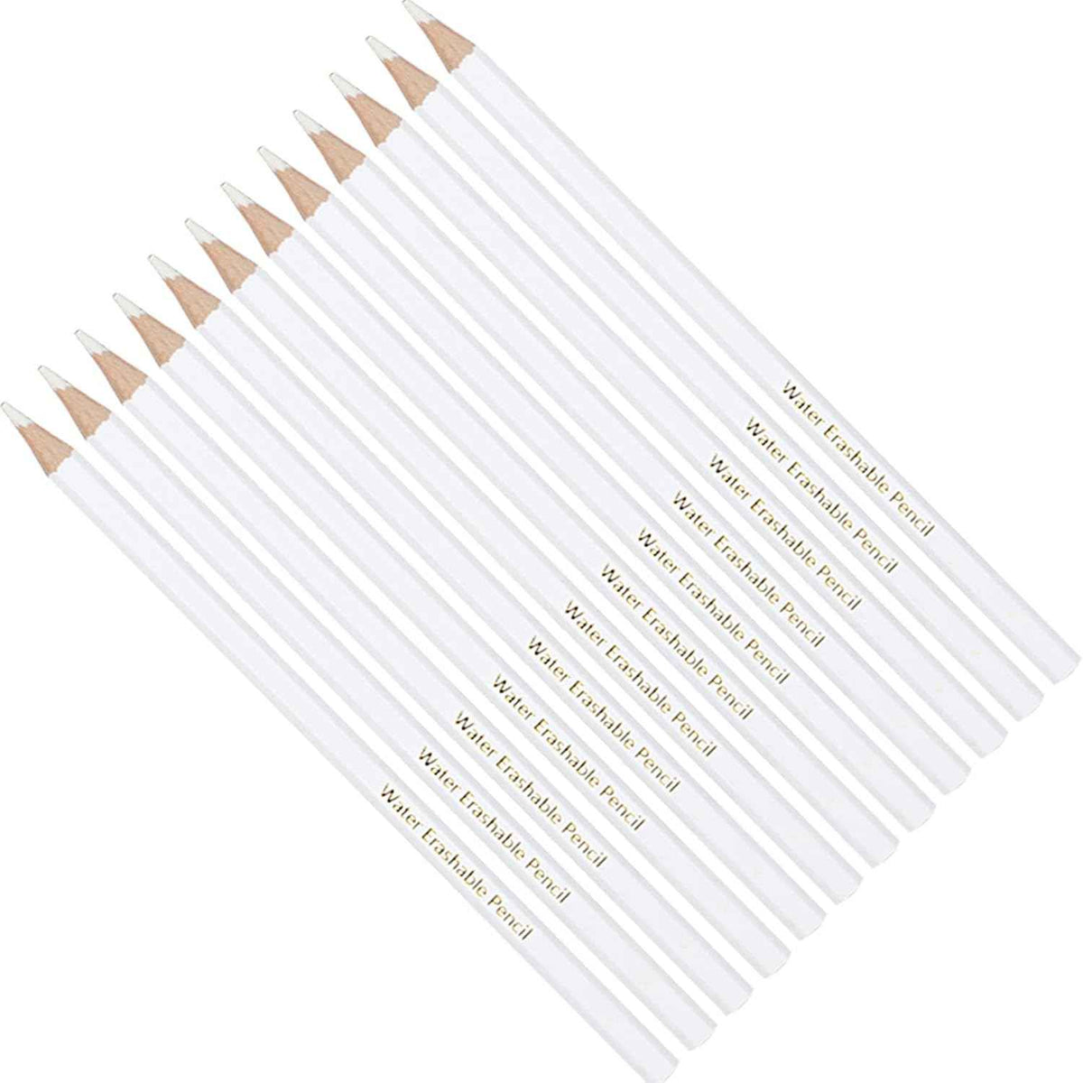Blue/White Sewing Marking Pencils Water Soluble Tailor's Chalk 12 Pack White