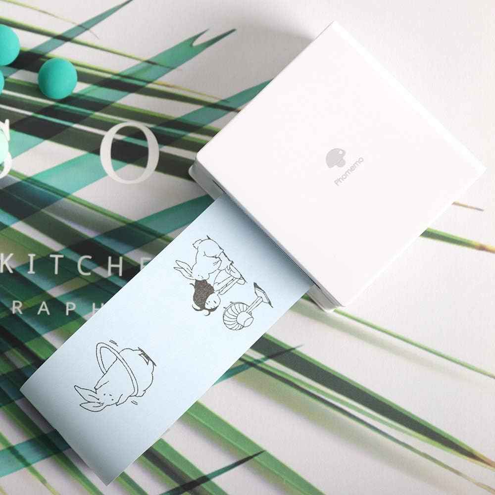 Papier thermique coloré 53 mm x 6,5 m pour imprimante de poche Phomemo M02/M03
