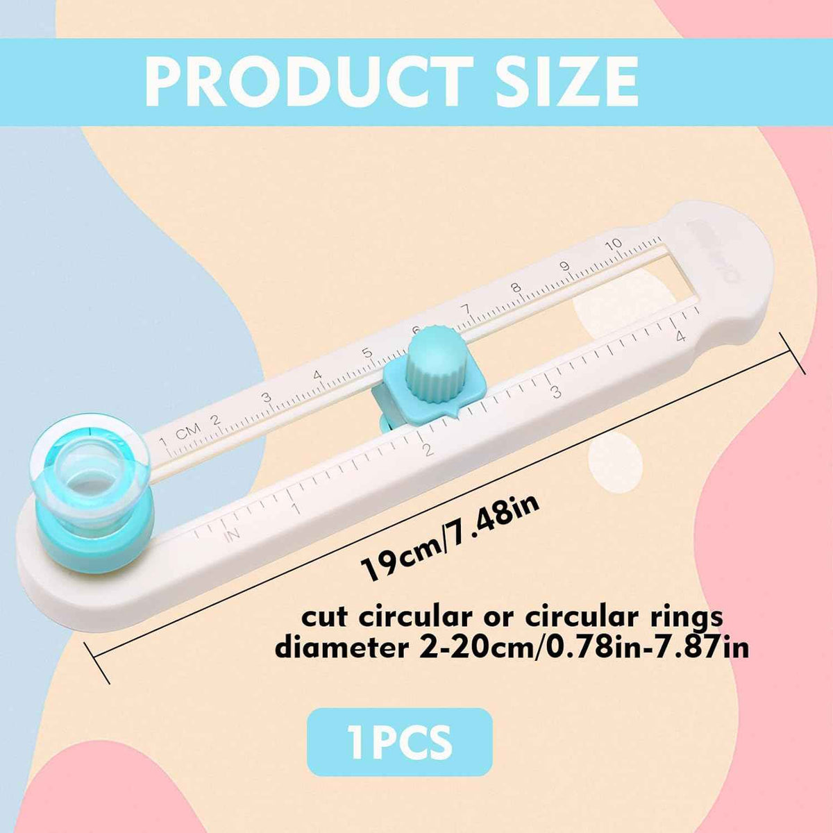 KW-triO Circle Cutter 4/6 Inch For Paper Crafts
