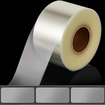500 etiquetas protectoras adhesivas transparentes impermeables de 52 x 103 mm