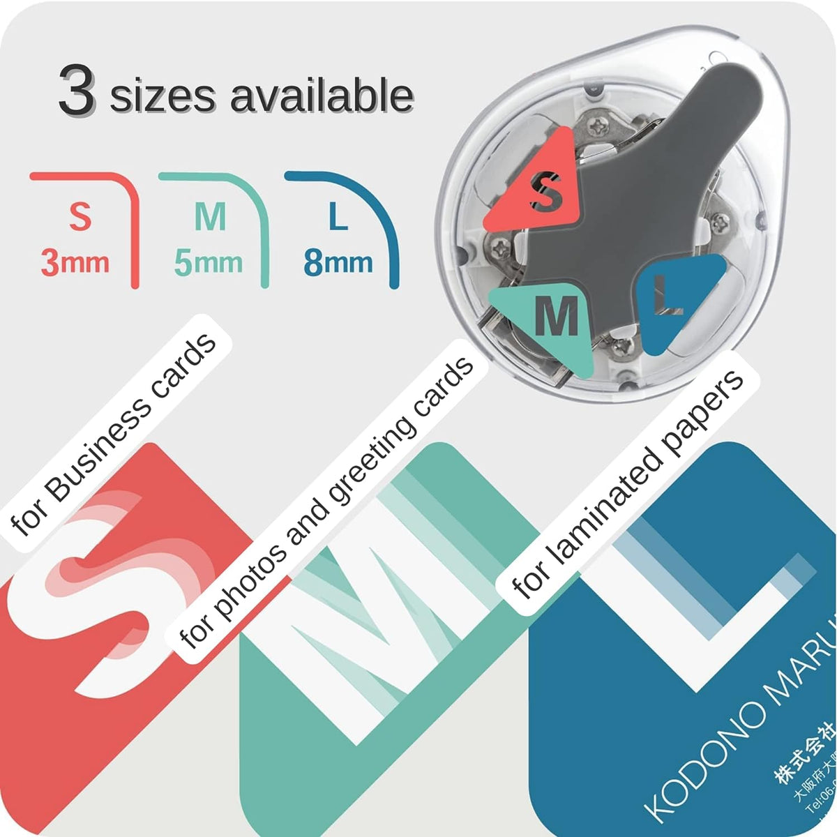 Sun-Star Kadomaru Pro 3-Way Corner Cutter