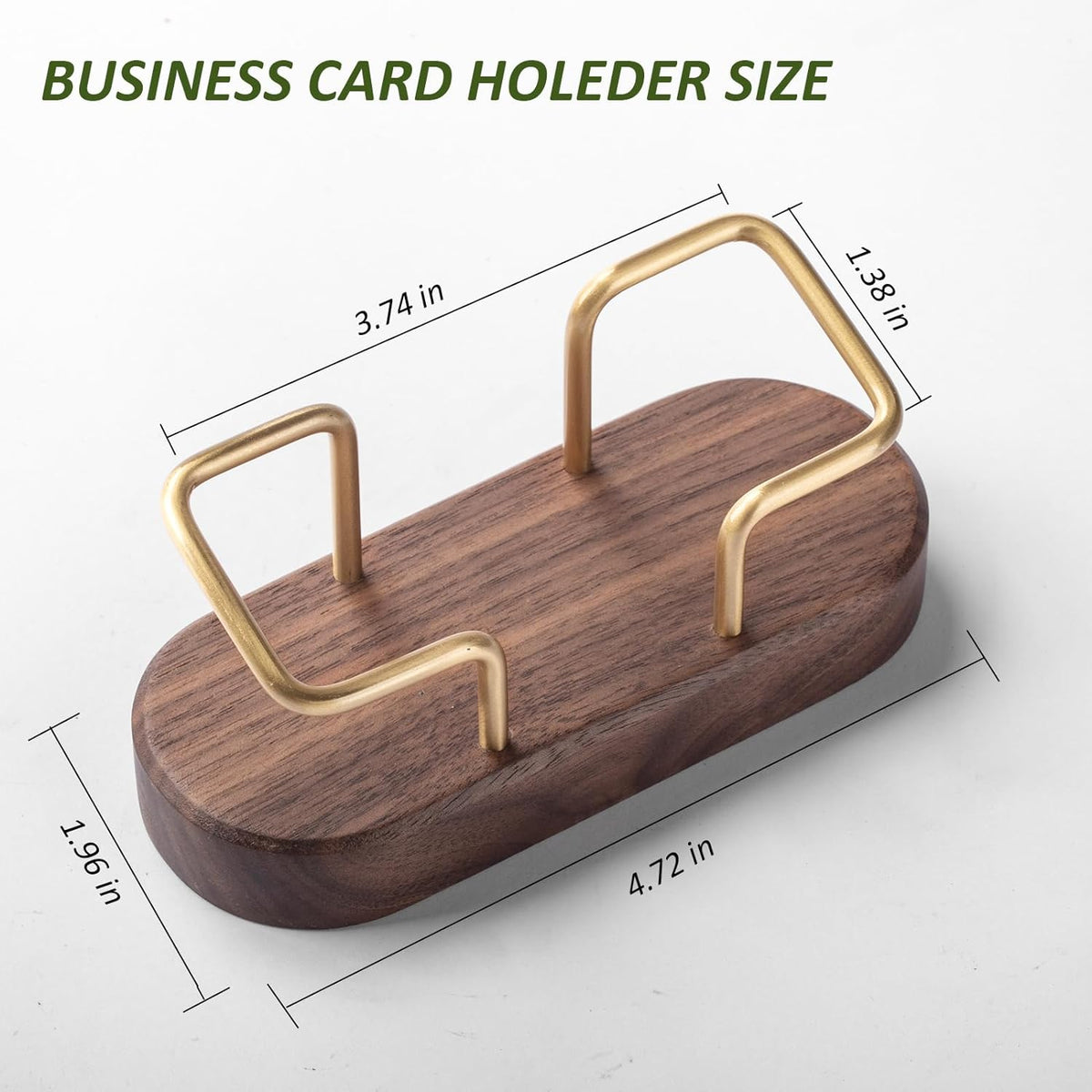 Tarjetero de madera para escritorio de oficina