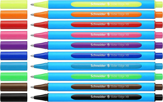 Schneider Slider Edge XB (Extra Broad) Ballpoint Pen 10 Colors