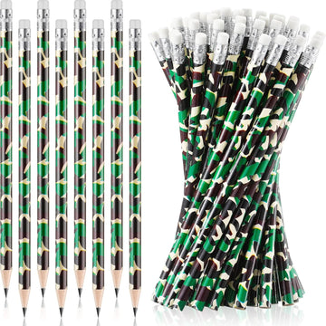 50 Pack Camouflage Taktiske Blyanter Army Military Party Decoration