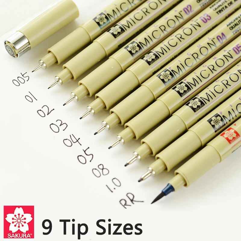 Stylo Sakura Pigma Micron - Taille 05 - 0,45 mm - Noir (Paquet de 3)