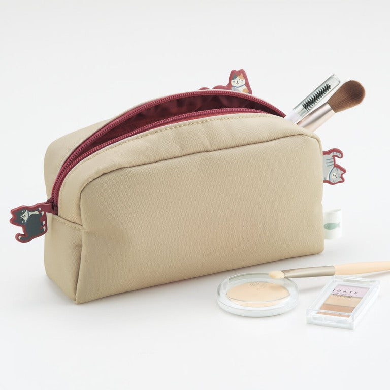 LIHIT LAB Cat's Daily Routine Box Pen Pouch Large A-2224