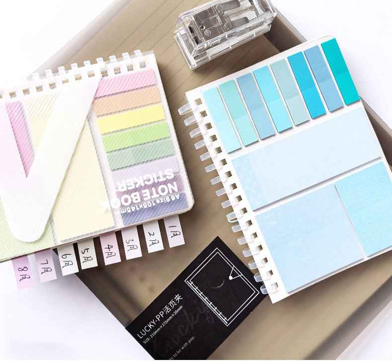 A6 Size Notebook with Sticker Notes 105x145mm