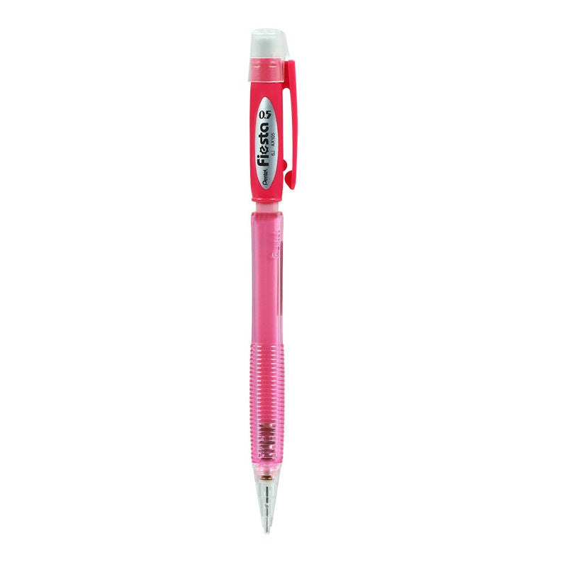 Pentel AX105 Fiesta Portaminas automático, 0,5 mm HB, paquete de 5