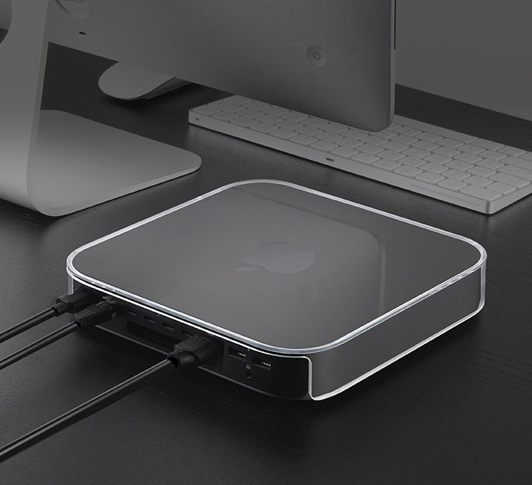 Acrylic Dust Cover for Apple Mac Mini & Mac Studio – Clear Protective Display Case