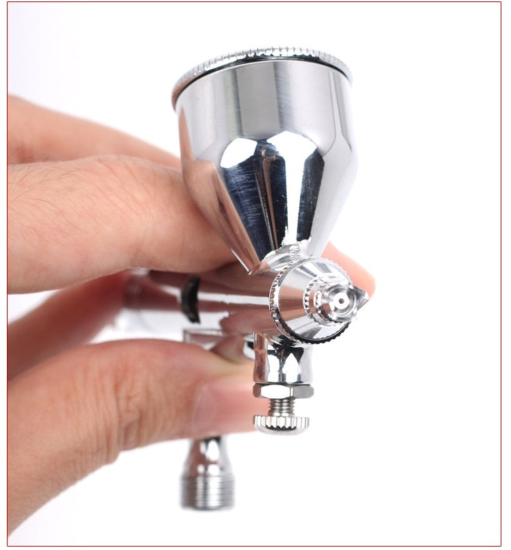 180 Dual-Action External Mix Airbrush 0.2/0.3/0.5mm Nozzle,for Gunpla,Scale Models & Figure Painting