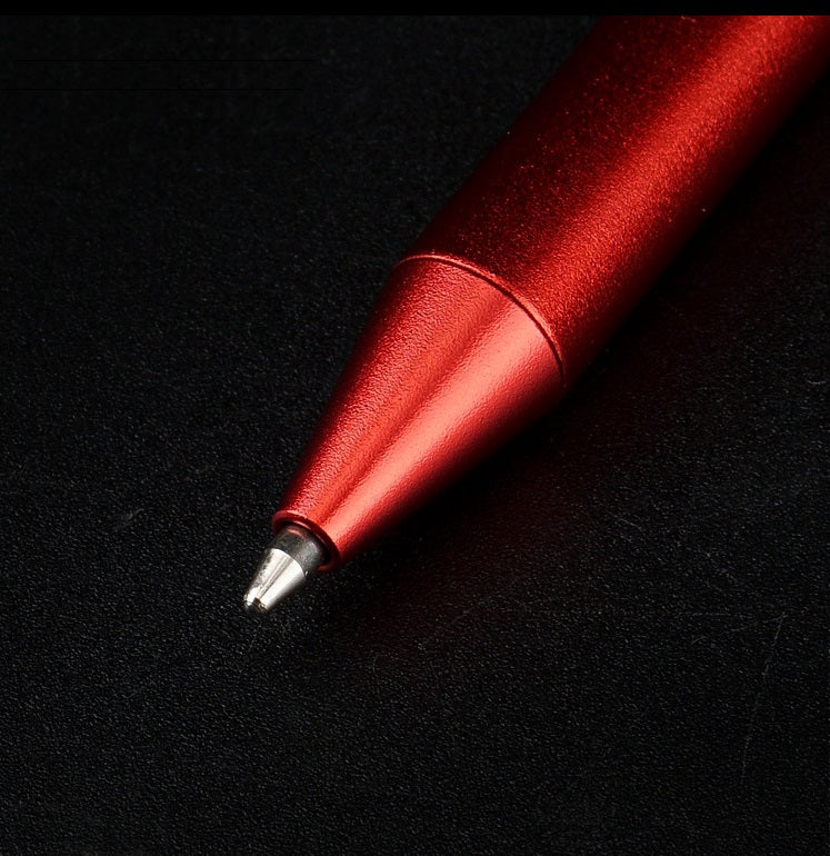 Aluminum Alloy Retractable Gel Ink Pen | Black Ink | 3-Pack