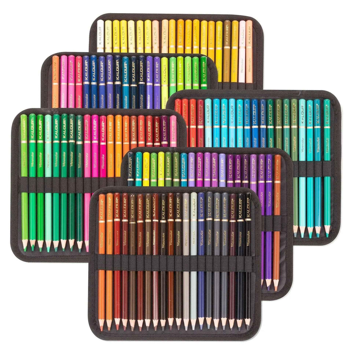 KALOUR 120 Aquarellstifte-Set mit Tragetasche