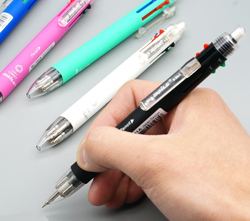 BAILE Multi Pen 5+1 Light, długopis 0,7 mm, ołówek automatyczny 0,5 mm
