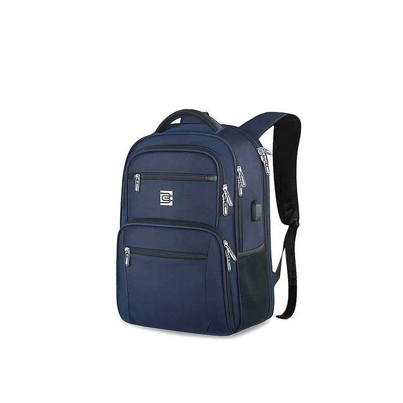 Laptop Backpack for Men,Stylish College Bookbag for 15.6 Inch Laptop Blue