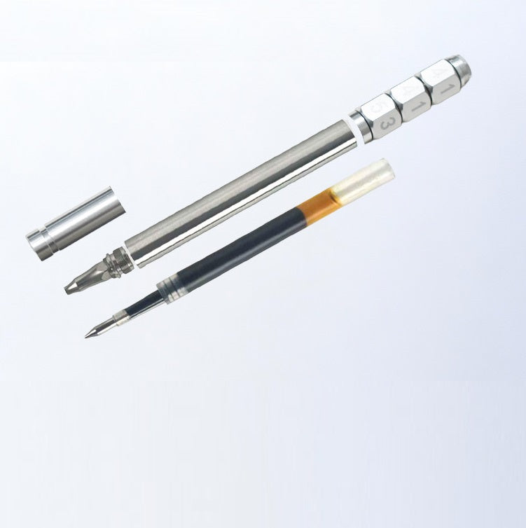 BTST All-Metal Gel Pen Magnetic Cap, Spinning Dice Fidget Stress Relief