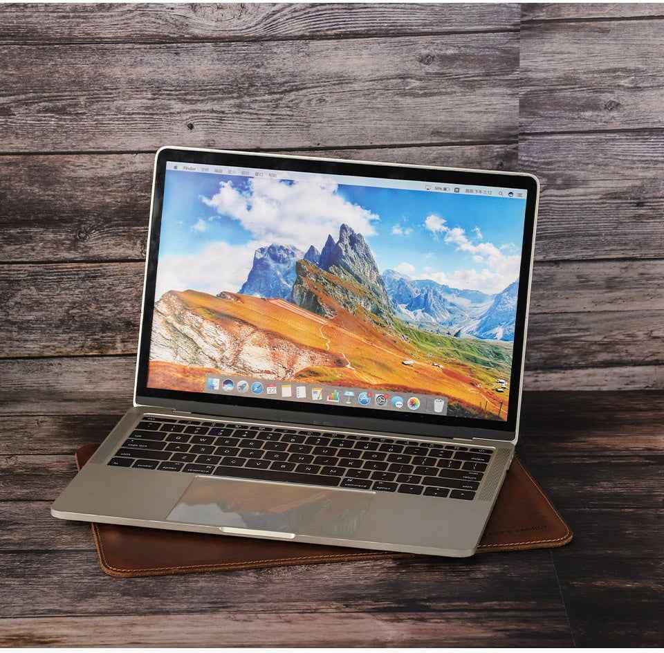 Genuine Leather Laptop Sleeve for MacBook Pro & Air 13 inch