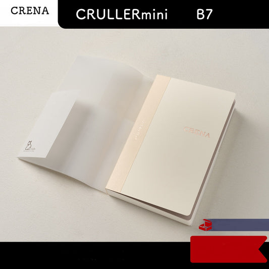 CRENA Spark R2 B7 Notebook Refill | 432 Pages | 50gsm Fountain Pen Friendly | 126×80mm Mini Planner Insert
