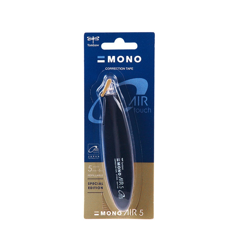 Tombow Mono Air 5 Cinta correctora estilo bolígrafo retro 5 mm, paquete de 2