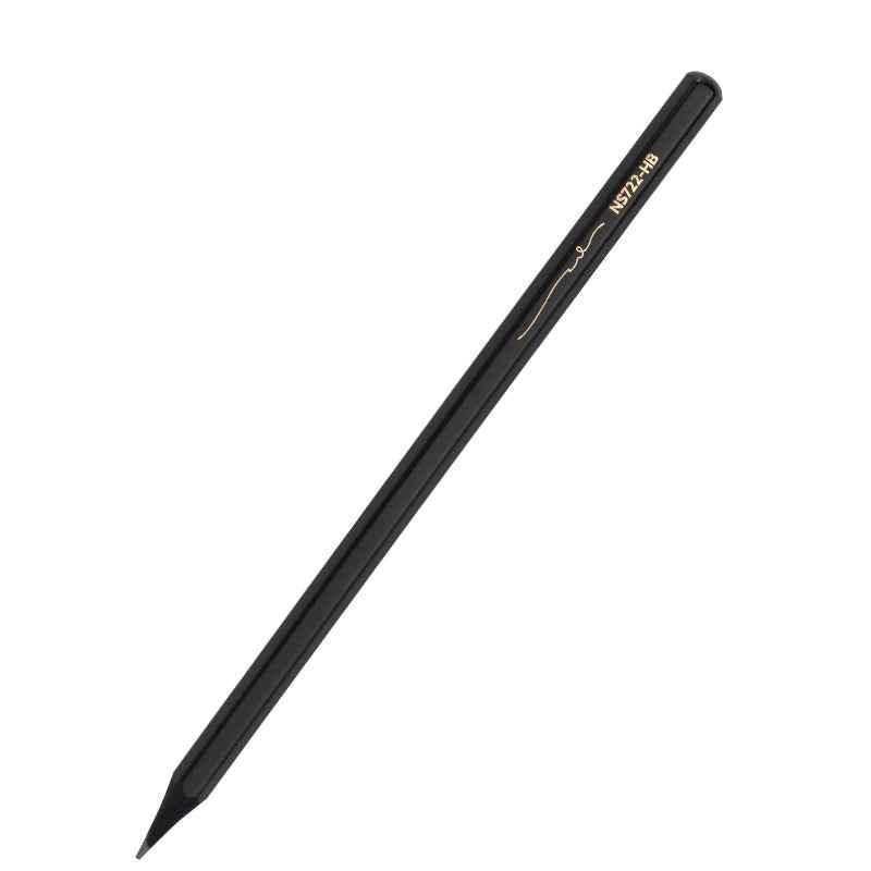 DELI 2B HB Lot de 30 crayons d'école en graphite avec étui en bois noir