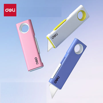 90mm Deli Utility Craft Knife Set – 3-Color