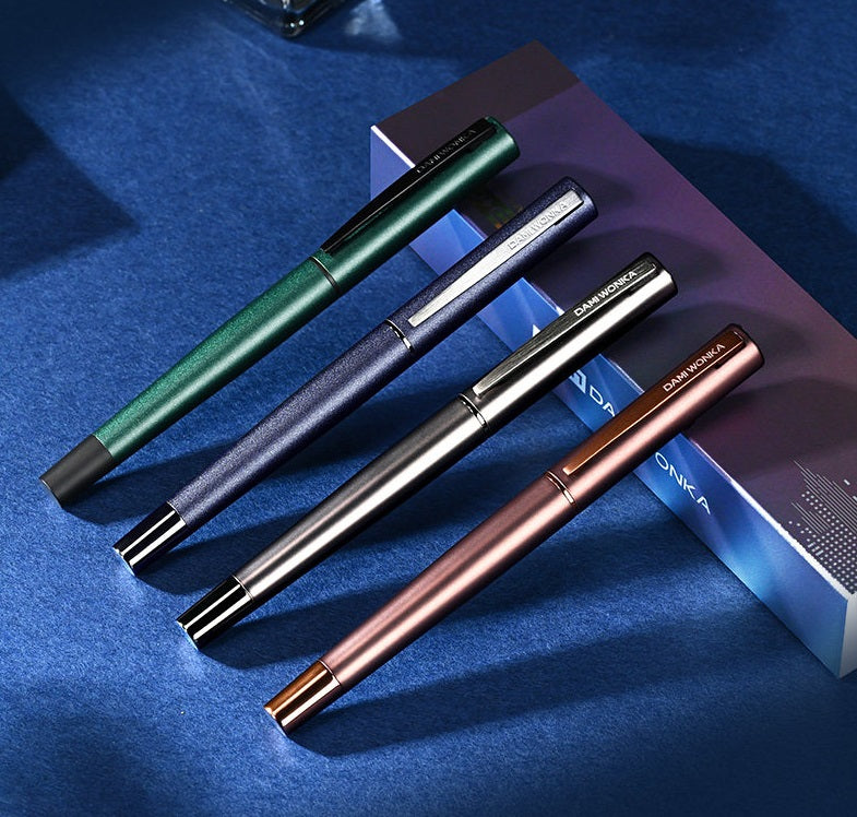 Dami-Wonka Fountain Pen – Metal Body,Iridium Fine Nib