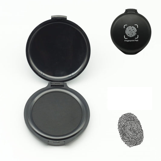 3 Pack Stamp Thumbprint Fingerprint Pad Black Blue Red Ink 3 Black