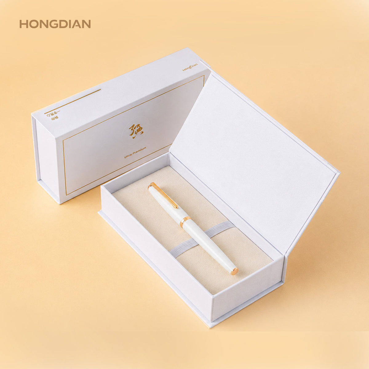 HONGDIAN 930 Vintage Hooded Nib Fountain Pen | 0.4mm | Converter & Cartridge