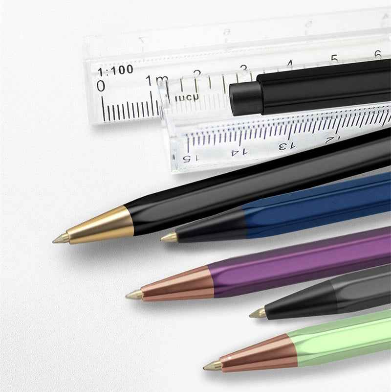 IWI toolHEX Aluminum Click Pen – 0.5mm Hexagonal Barrel with Scales