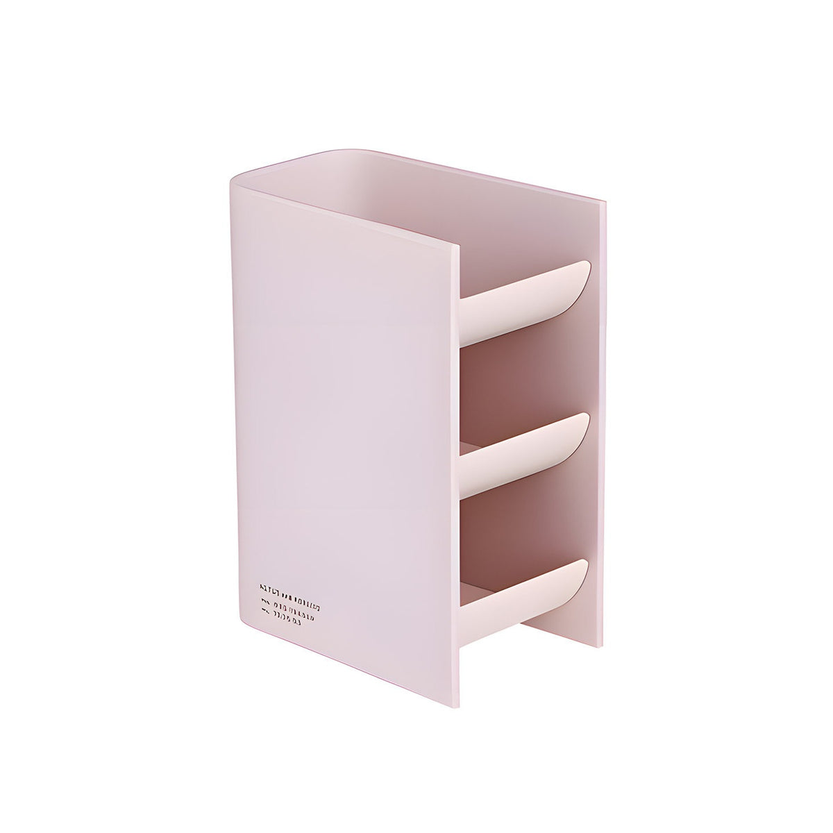 KOKUYO 3-Tier Angled Pen Holder, 70 × 110 × 150 mm Pink
