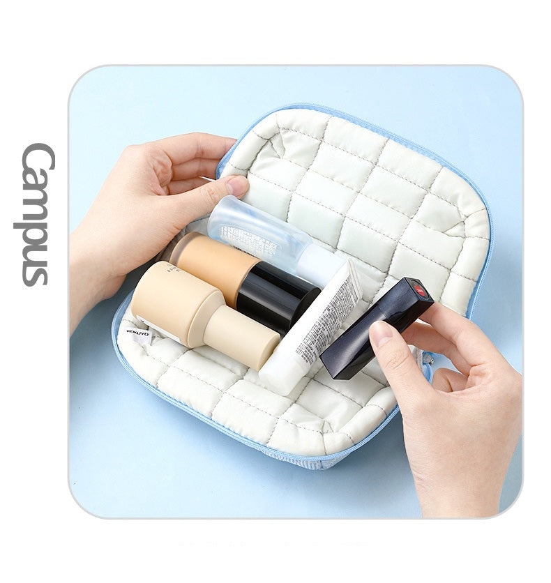 Kokuyo Campus Cool Pillow Pouch — Soft Large Pencil Case & Makeup Bag