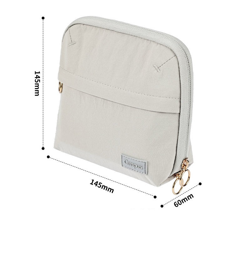 Kokuyo Campus Shell Pouch — Large Capacity Pencil Case & Makeup Bag