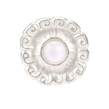 18mm/23mm Matt Silver Metal Pearl Shank Buttons for Women's Tops 12pcs