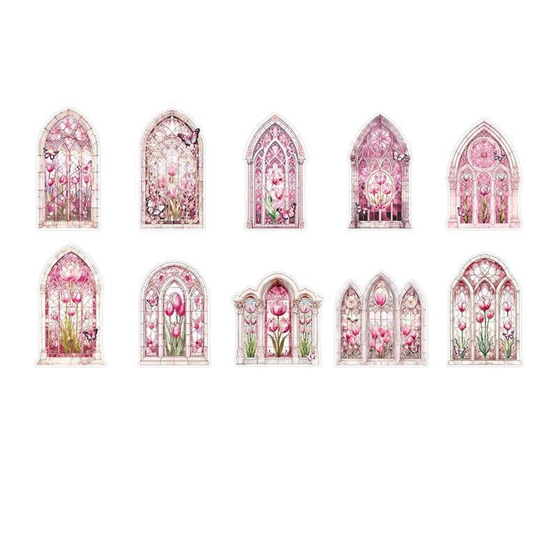 60PCS Manor Mysteries PET Sticker Set