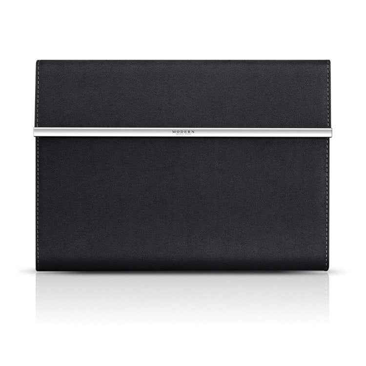 Modern Black Men’s Genuine Leather Briefcase File Folder A4