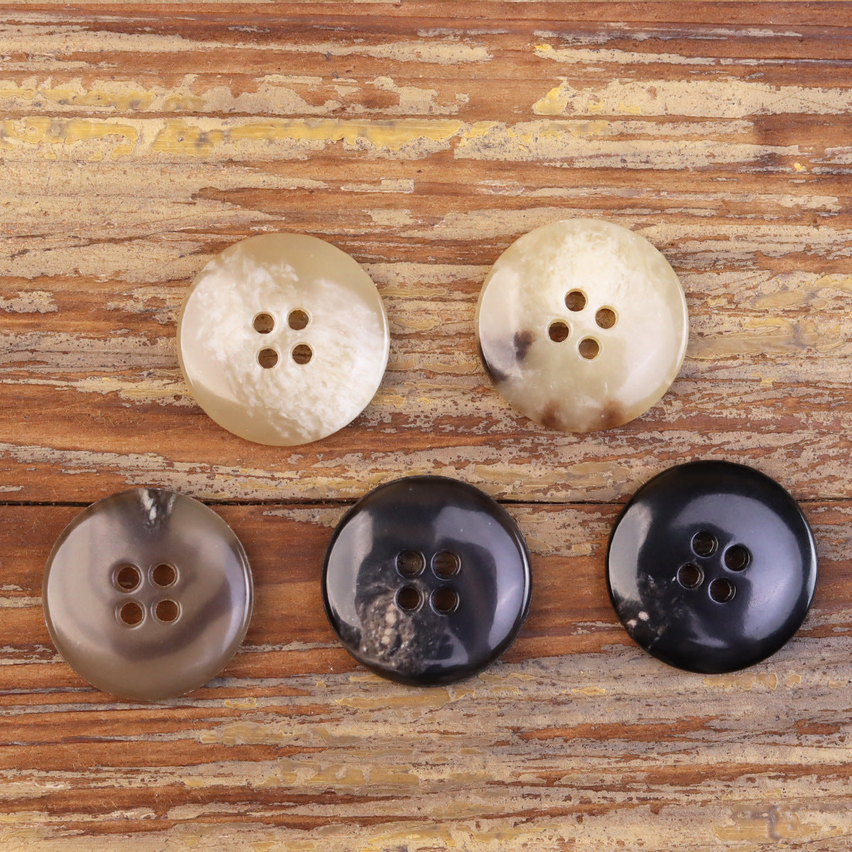 Imitation Horn Urea Buttons for Men's Suits Jackets 50 Pack